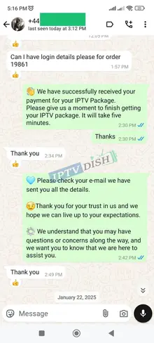 Customer review